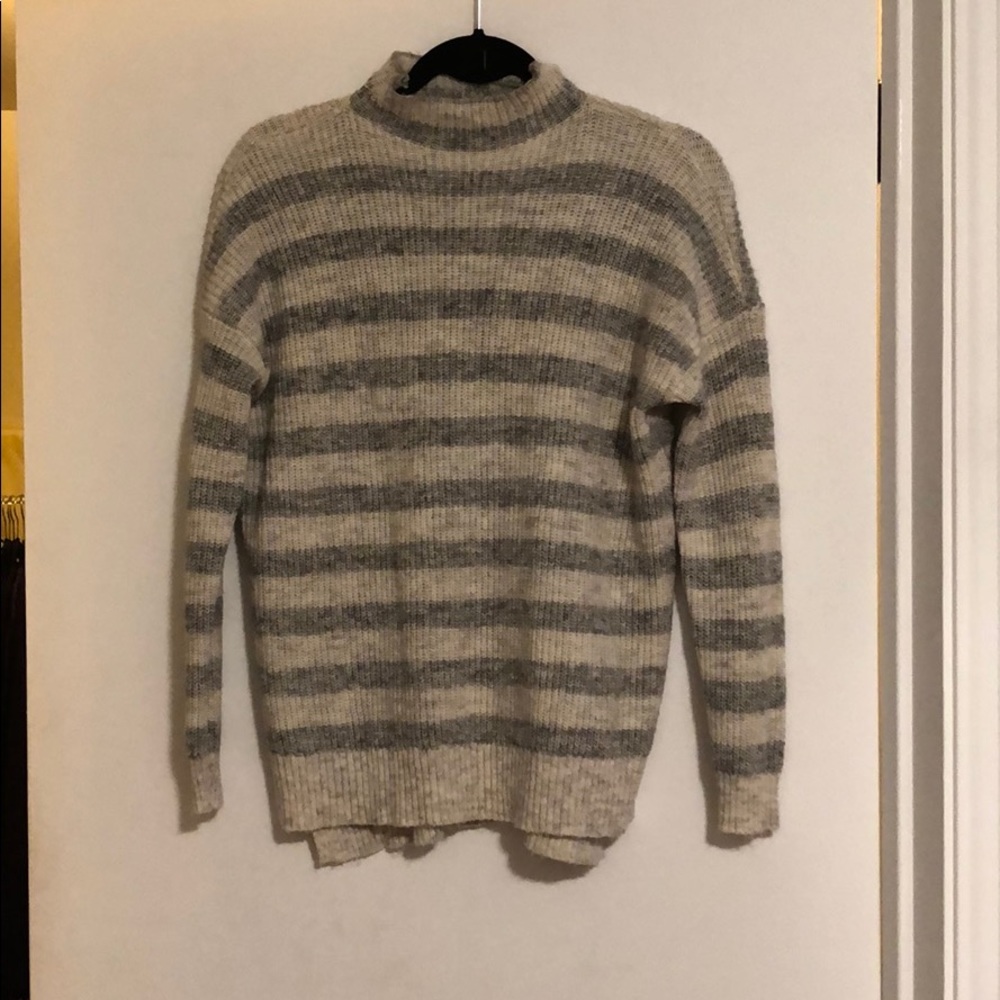 Dark and light grey sweater